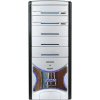 XION Solaris Silver Solaris Silver (Green LED) Steel Mid Tower Gaming Case QuickFind: 1103