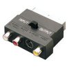 Xpert Systems  SCART Block SCART Adaptor To 3x RCA And S-VHS With Switch <br>QuickFind: 1242