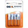 Osel AA Rechargeable Rechargeable 1.2 V 800 mAh Ni-Cd AA <br>[ 4 Pack ] <br>QuickFind: 1634