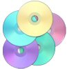 Ridisc  8x 4.7GB 120Min Pastel Coloured Printable DVD-R <br>QuickFind: 1811