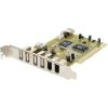 SafeCom  USB2.0 High Speed Combo - Firewire PCI Card with 4xUSB Ports and 3xports IEEE 1394 <br>QuickFind: 2106