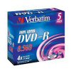 Verbatim   4x 8.5GB 240Min DVD-R DL Dual Layer - Matt Silver <br>QuickFind: 2379