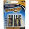 Fujitsu AAA Rechargeable Ultra Max Ni-MH Rechargeable Batteries / AAA Cell 700mAh<br>[ 4 Pack ] <br>QuickFind: 2496