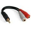 StarTech  6 Inch Y Splitter Cable - 1 x 3.5mm Male Stereo Jack To 2 x Female Phono <br>QuickFind: 2545