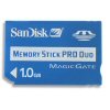 SanDisk 1GB Memory Stick PRO DUO <br>[ 1 GB ] <br>QuickFind: 2625