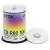 TDK  52x 700MB 80Min White Printable CDR <br>QuickFind: 3165