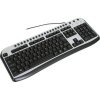 Xpert Systems PS2 / USB Black / Silver Superslim & Waterproof MultiMedia Keyboard USB / PS2 <br>QuickFind: 3348