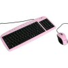 Xpert Systems USB/PS2 Pink Wired Keyboard and Optical Mouse <br>QuickFind: 3432