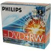 Philips  8x 4.7GB 120Min DVD+RW in Jewel Cases QuickFind: 4606