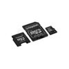 Kingston 4GB Micro Secure Digital Card [ TransFlash ] with Mini SD & Standard SD Adapters <br>QuickFind: 5050