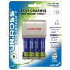 UniRoss AA / AAA Rechargeable Compact Fast Charger Kit with 4 x AA 2700mAh Ni-Cad Batteries <br>QuickFind: 5071