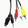 Xpert Systems 1.5 Metres Laptop / PC to TV Cable (S-Video + 3.5mm to Composite AV) 5 ft <br>QuickFind: 5255