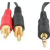 Plexus 3.0 Metres 3.5mm to 2 RCA Phono Stereo Audio Cable [ Gold Plated ] <br>QuickFind: 5364