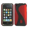 Apple iPhone 3G / 3GS Hard Back Cover [ RED / BLACK ] <br>QuickFind: 5673