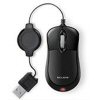 Belkin  Wired Retractable Mouse - Wired - USB [ Black & Silver ] <br>QuickFind: 6066