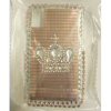 Samsung F480 Tocco Crystal Bling Case for Phone [ PINK CROWN ] <br>QuickFind: 6395