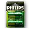 Philips D Size Zinc Carbon Batteries <br>QuickFind: 6468