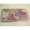 LG Cookie KP500 Crystal Bling Diamante Cover [ PINK LOVE HEARTS ] <br>QuickFind: 6562