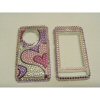 LG Viewty KU990 Crystal Bling Diamante Cover [ PINK LOVE HEARTS ] <br>QuickFind: 6563