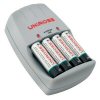 UniRoss AA / AAA Rechargeable Compact Fast Charger Kit with 4 x AA 2700mAh Ni-Cad Batteries QuickFind: 6633