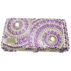 LG Cookie KP500 Crystal Bling Diamante Cover [ PURPLE SPIRALS ] <br>QuickFind: 6756