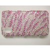 LG Cookie KP500 Crystal Bling Diamante Cover [ PINK CHEETAH ] <br>QuickFind: 6814