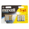 Maxell AAA Alkaline Batteries 5+5 - 10Pack <br>QuickFind: 6995