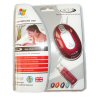 Xpert Systems  Wireless Optical Laptop Mouse - USB Dongle can be stored in the mouse [ RED ] <br>QuickFind: 7000