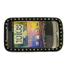 HTC Wildfire G8 Silicone / Gel Diamante Bling Case [ BLACK ] <br>QuickFind: 7093