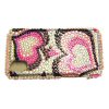 LG Cookie KP500 Bling Diamante Cover [ LARGE HEARTS ] <br>QuickFind: 7152