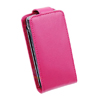 Sony Ericsson X10 MINI Leather Flip Mobile Phone Case [ PINK ] <br>QuickFind: 7368