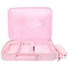 Xpert Systems 15 -17 Inch Pink Leather Laptop Bag with Strap <br>QuickFind: 7412