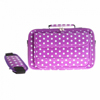 Xpert Systems 15.4 Inch Large Polka Dot Laptop Bag - [ PURPLE ] QuickFind: 7415