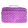 Xpert Systems 15.4 Inch Large Polka Dot Laptop Bag - [ PURPLE ] QuickFind: 7415