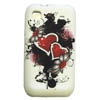 Samsung i9000 Galaxy S Gel Mobile Phone Case [ WITH WITH RED HEARTS ] INCLUDES SCREEN PROTECTOR <br>QuickFind: 7462