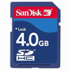 SanDisk 4GB SD Secure Digital Card (SD) - Class 4 <br>QuickFind: 7477