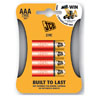 JCB AAA Batteries <br>QuickFind: 7639